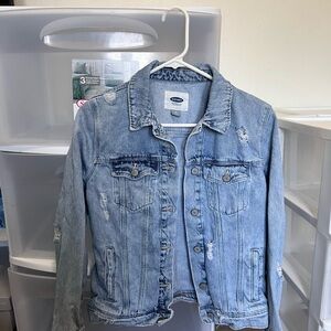 Old navy Blue Jean Jacket Classic Denim Style